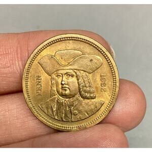 1882 US Mint Pennsylvania Bicentennial Bronze Medal